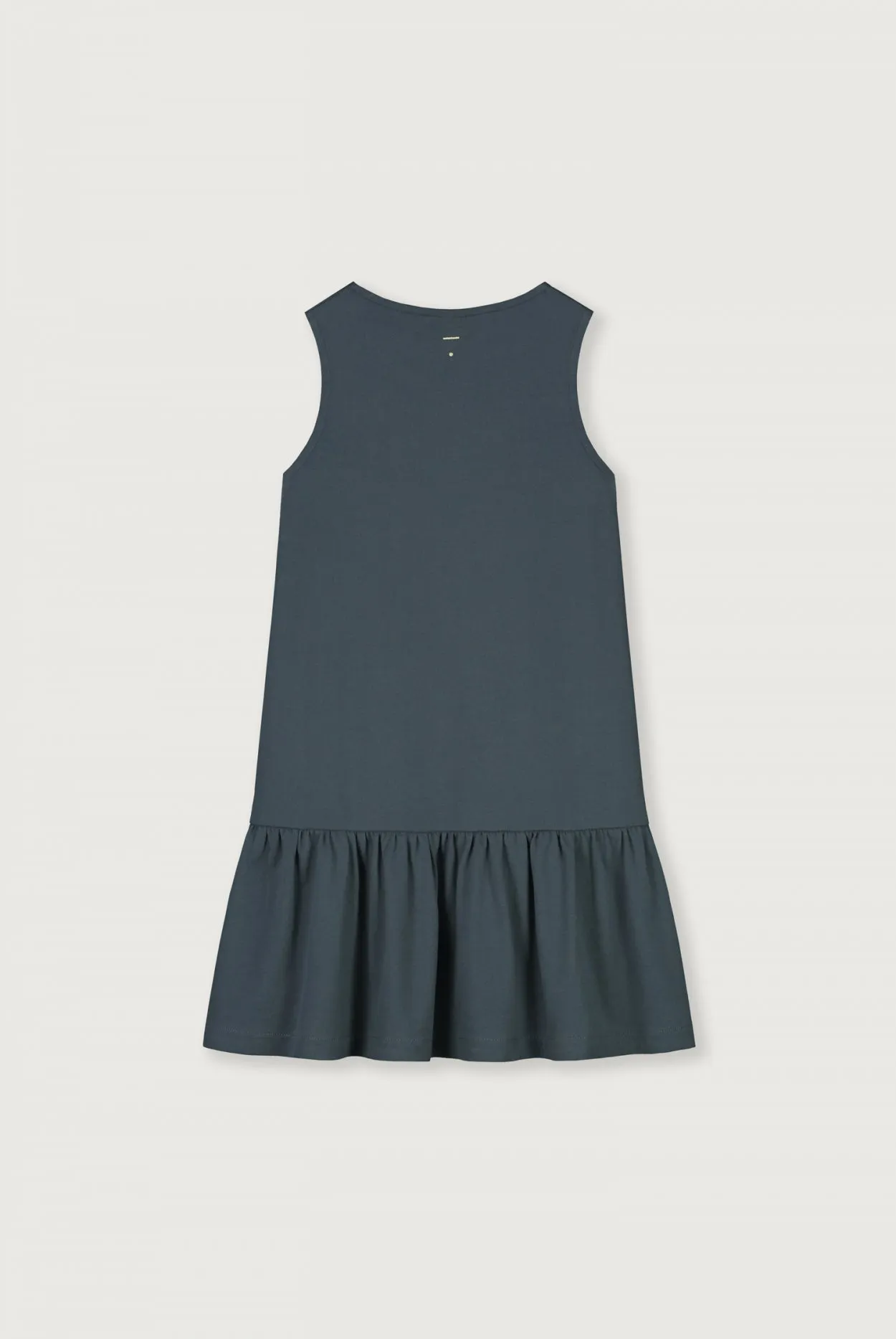 Frill Dress | Blue Grey